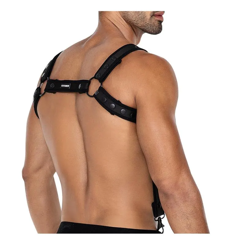 H4RNESS05 Arnés de Pecho Neon Negro Talla Única · CUT4MEN · Accesorios BDSM y Fetish — Foto 4