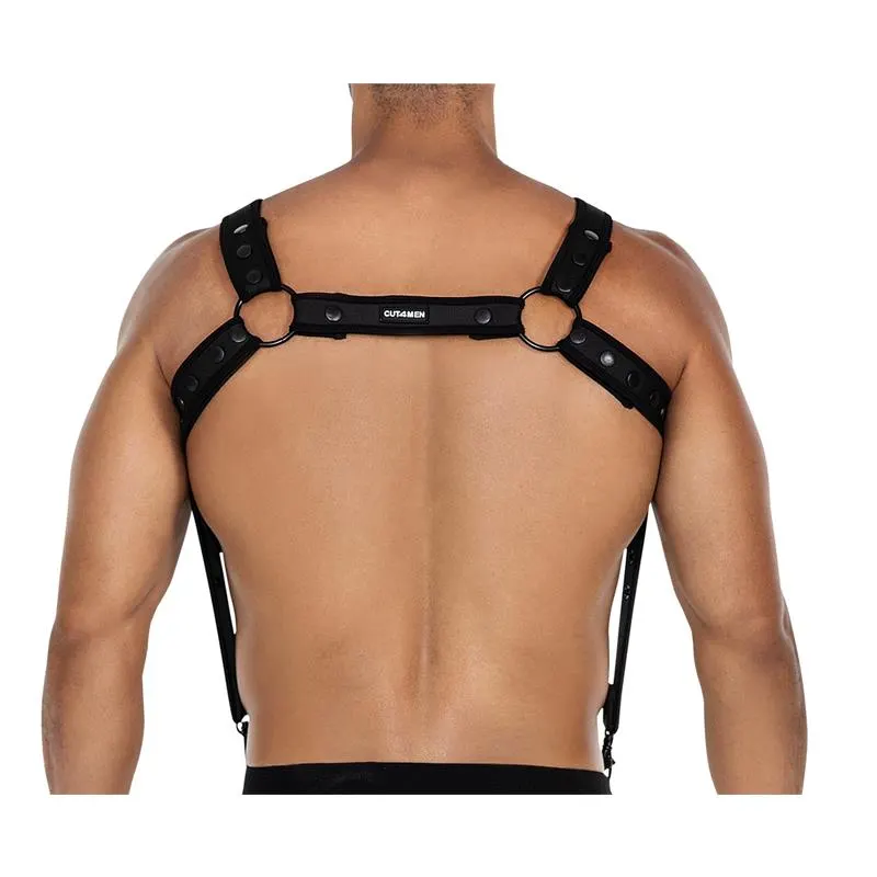 H4RNESS05 Arnés de Pecho Neon Negro Talla Única · CUT4MEN · Accesorios BDSM y Fetish — Foto 5