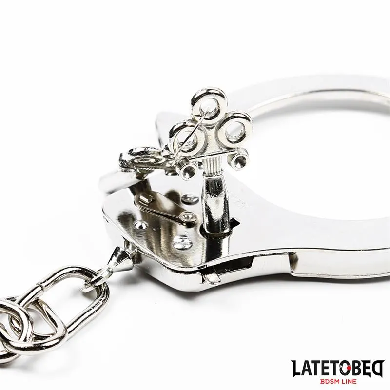 Esposas para Muñecas Metal 85g · LATETOBED BDSM LINE · Esposas y Ataduras — Foto 5