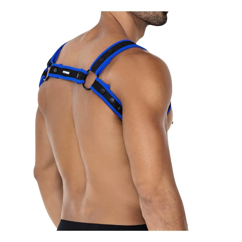 H4RNESS05 Arnés de Pecho Neon Azul Eléctrico Talla Única · CUT4MEN · Accesorios BDSM y Fetish — photo 4