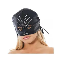 Máscara de Media Cabeza Cuero Ajustable · BONDAGE PLAY · Máscaras, Antifaces y Mordazas