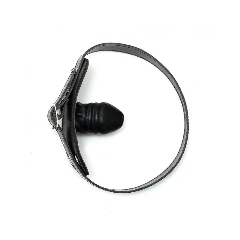 Mordaza con Pene de Látex (4x6cm) Ajustable · BONDAGE PLAY · Máscaras, Antifaces y Mordazas — photo 2
