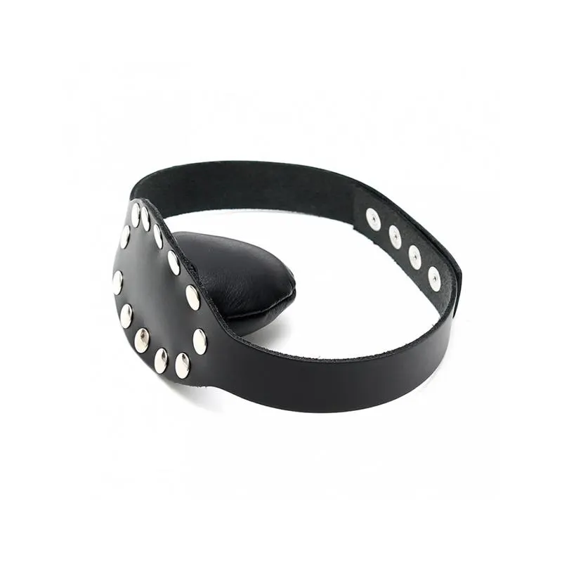 Mordaza con Forma de Lengua Cuero Ajustable · BONDAGE PLAY · Máscaras, Antifaces y Mordazas