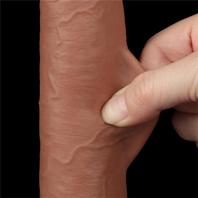 Dildo con Piel Retractil 9 Bronceado · LOVETOY · Dildos — Foto 8