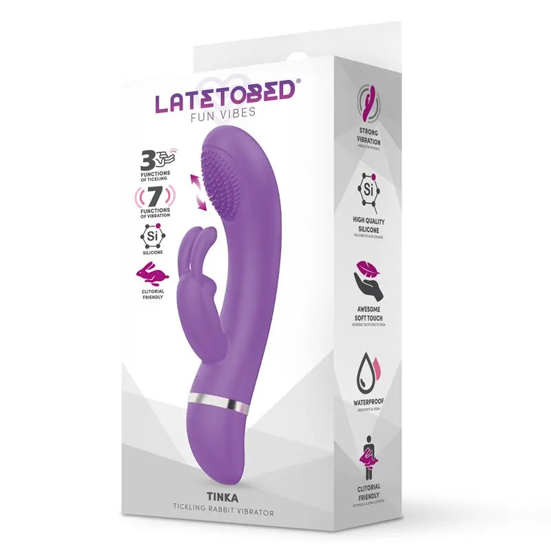 Tinka Vibrador con Movimiento Tickling · LATETOBED · Vibradores — Foto 4