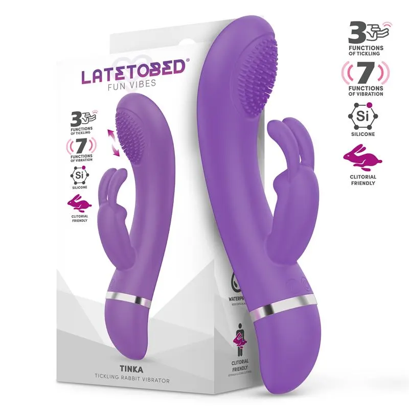 Tinka Vibrador con Movimiento Tickling · LATETOBED · Vibradores