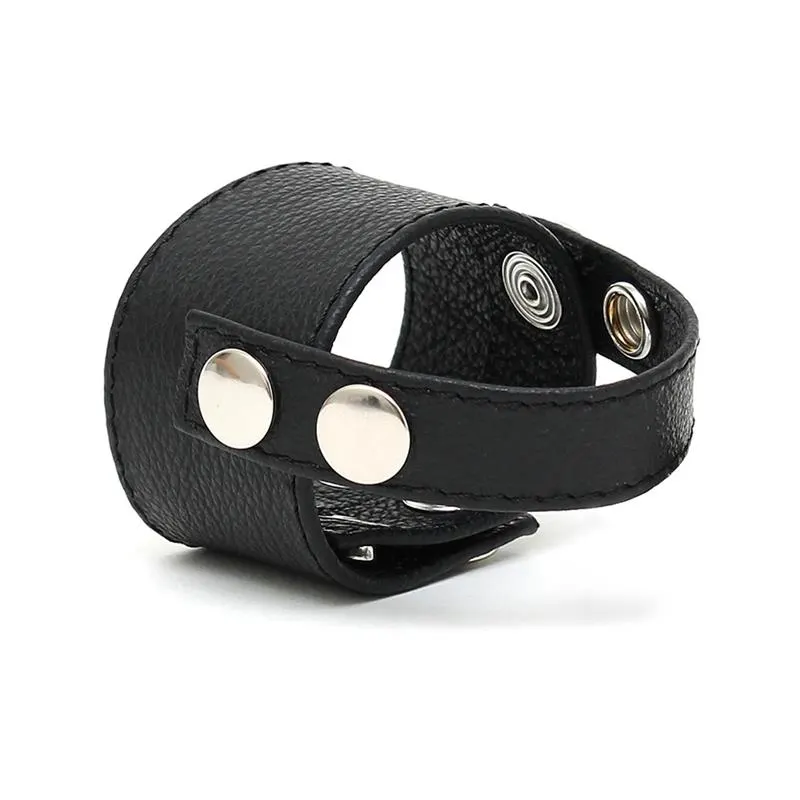 Anillo para el Pene de Cuero Ajustable · BONDAGE PLAY · BONDAGE PLAY · Anillos para el Pene