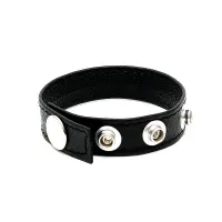 Anillo para el Pene Cuero Ajustable · BONDAGE PLAY · Anillos para el Pene