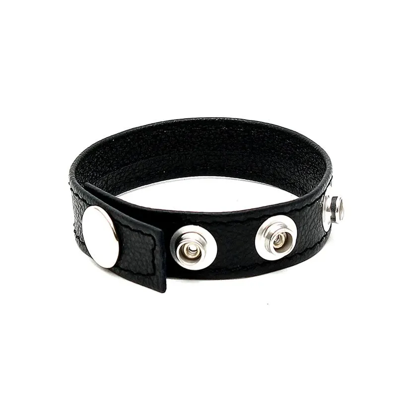 Anillo para el Pene Cuero Ajustable · BONDAGE PLAY · Anillos para el Pene