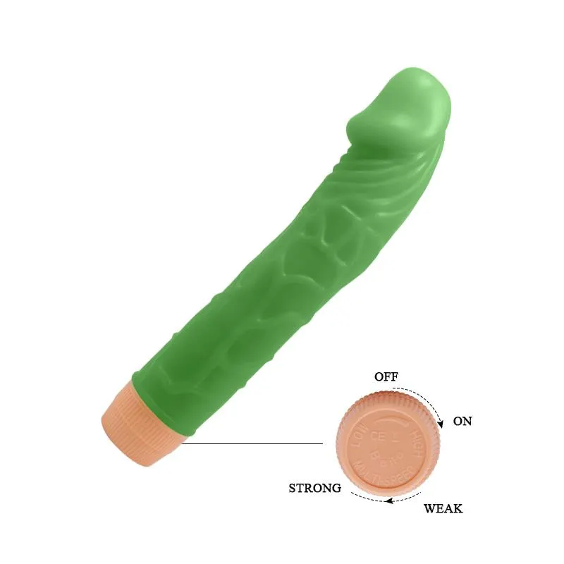 Bill Vibrador Realista 8.8 Verde · BAILE · Vibradores — photo 6