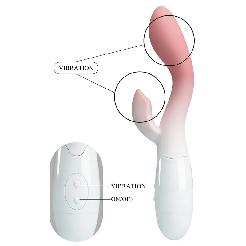 Brighty Vibrador Blanco y Rosa · PRETTYLOVE · Vibradores — Foto 6