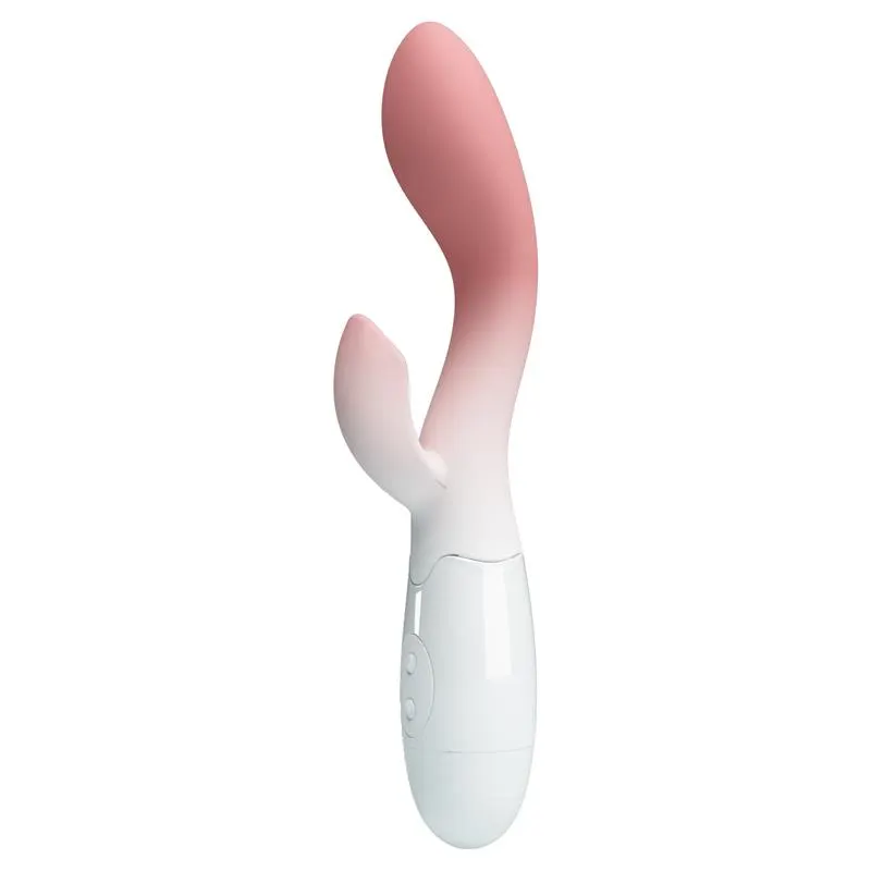 Brighty Vibrador Blanco y Rosa · PRETTYLOVE · Vibradores