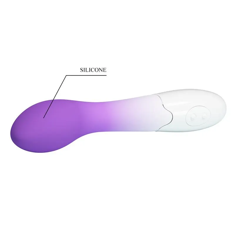 Bishop Vibrador Blanco y Púrpura · PRETTYLOVE · Vibradores — Foto 6