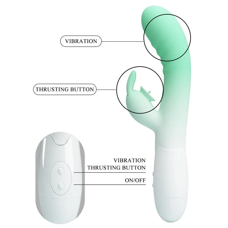 Cerberus Vibrador con Lengua Licking · PRETTYLOVE · Vibradores — Foto 6