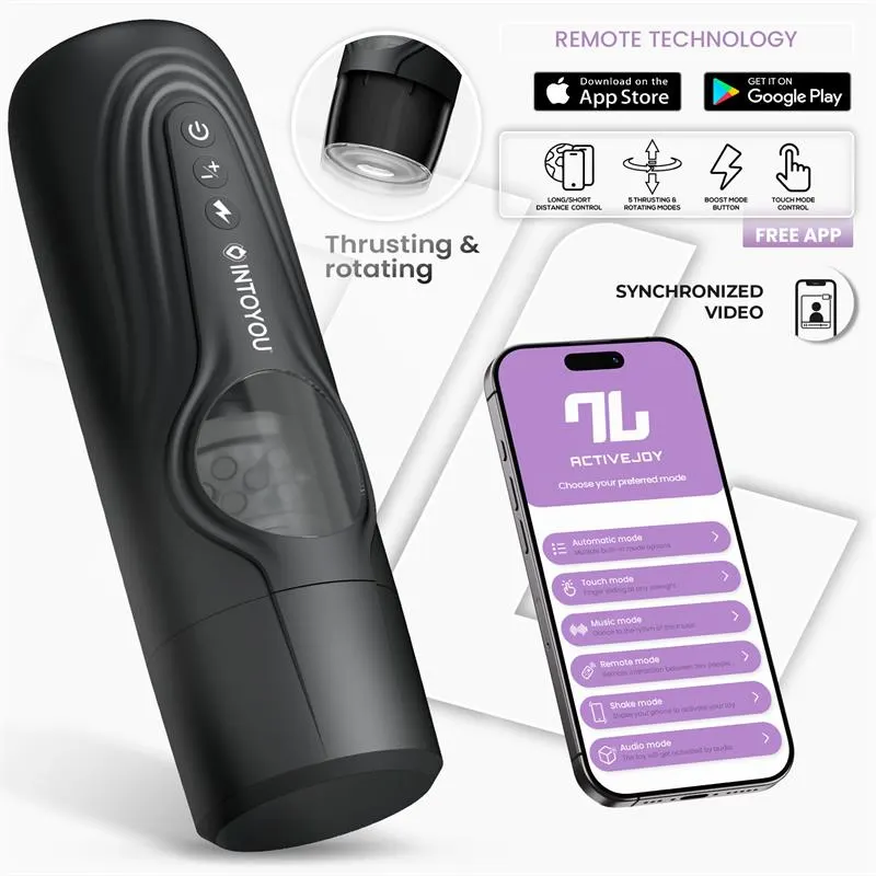 Egor Masturbador Masculino con Rotación y Thrusting con APP · INTOYOU APP SERIES · Masturbadores Él