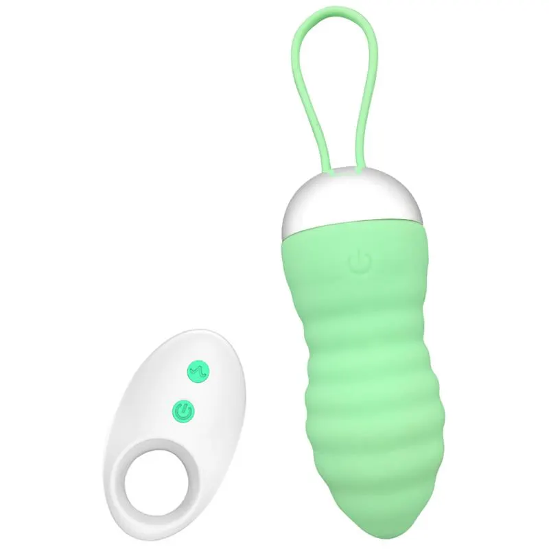 Brightgreen Huevo Vibrador Control Remoto USB Silicona · INTOYOU · Huevos y Balas Vibradoras — Foto 3