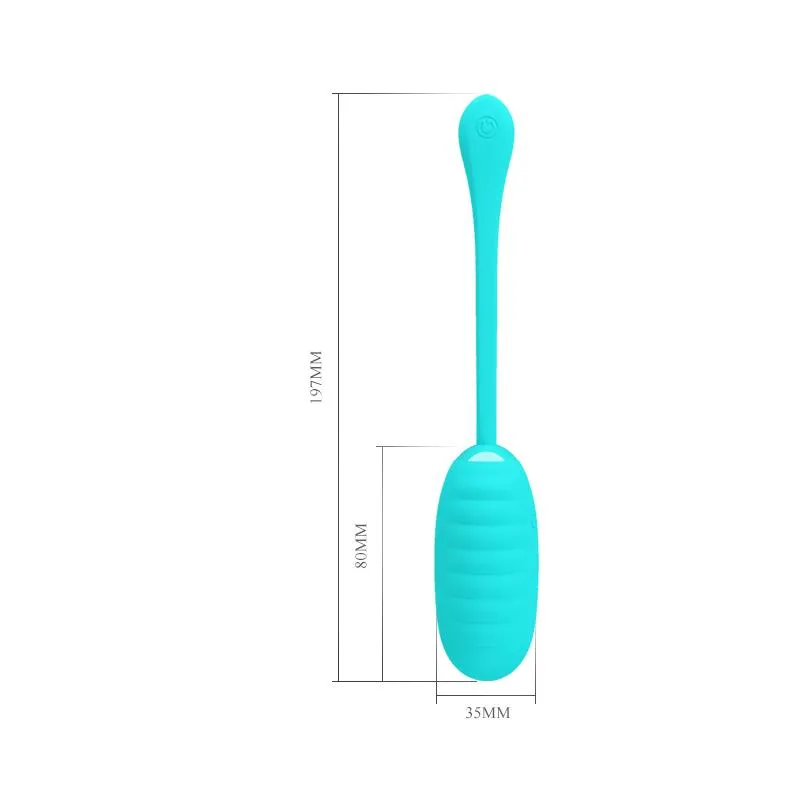 Huevo Vibrador Kirk Silicona USB · PRETTYLOVE · Huevos y Balas Vibradoras — Foto 8