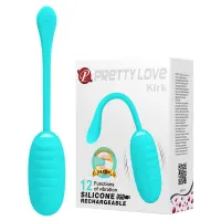 Huevo Vibrador Kirk Silicona USB · PRETTYLOVE · Huevos y Balas Vibradoras