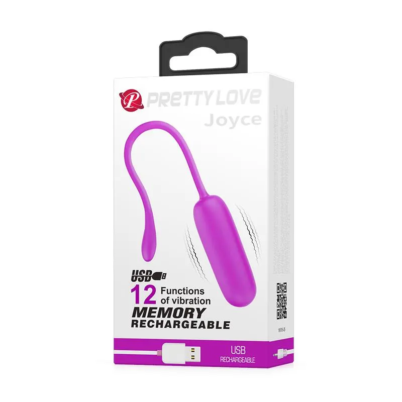 Huevo Vibrador Joyce Silicona USB · PRETTYLOVE · Huevos y Balas Vibradoras — Foto 8