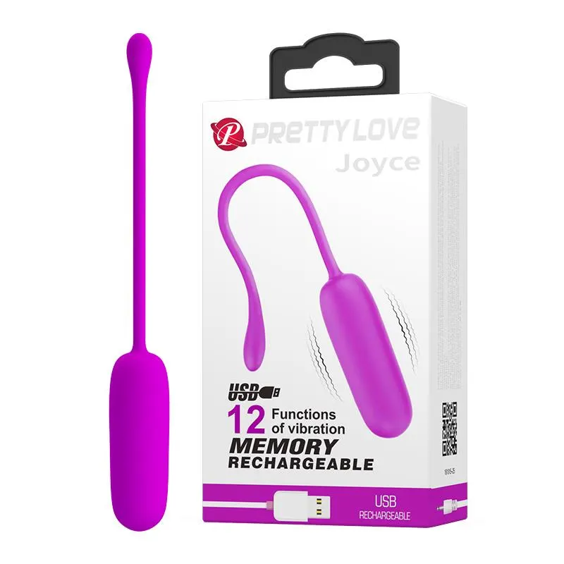 Huevo Vibrador Joyce Silicona USB · PRETTYLOVE · Huevos y Balas Vibradoras
