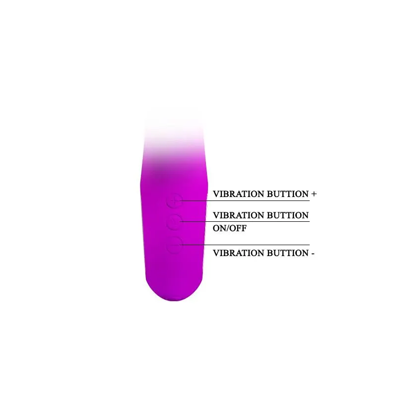 Vibrador Ansel USB Silicona Purpura · PRETTYLOVE · Vibradores — Foto 5