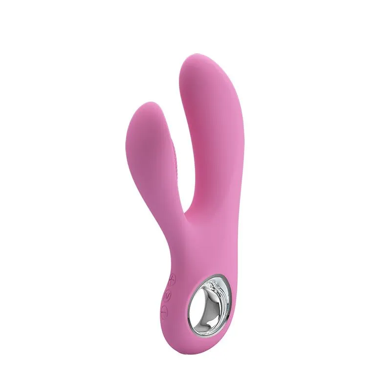 Vibrador Canrol USB Silicona Rosa Suave · PRETTYLOVE · Vibradores — Foto 2