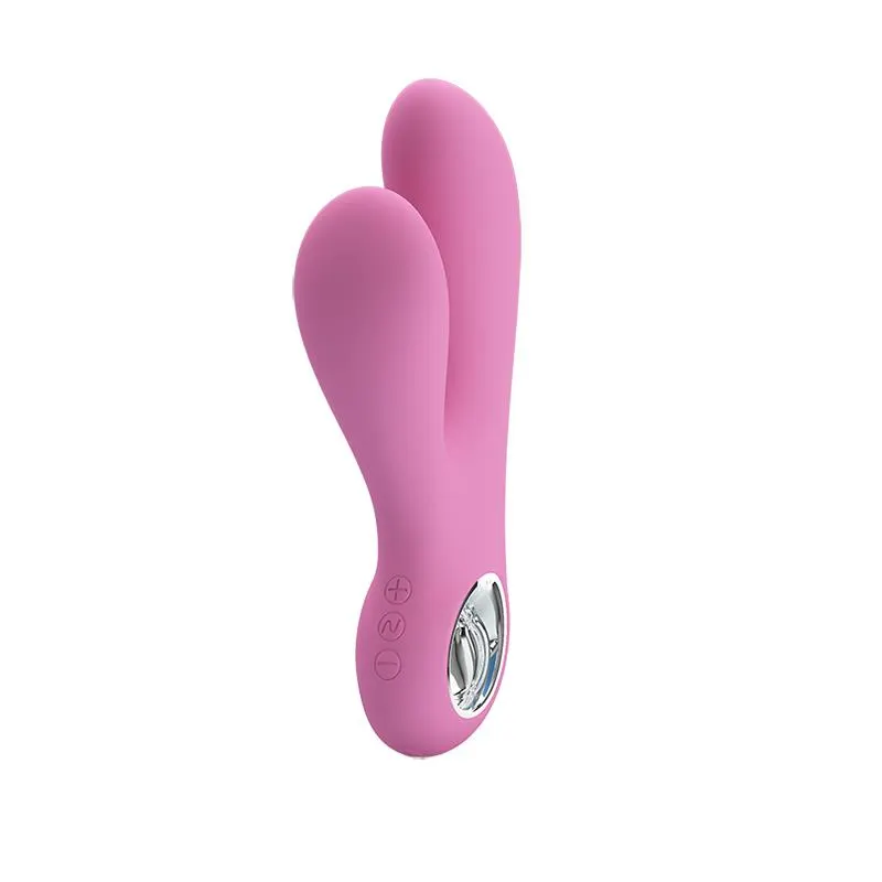 Vibrador Canrol USB Silicona Rosa Suave · PRETTYLOVE · Vibradores