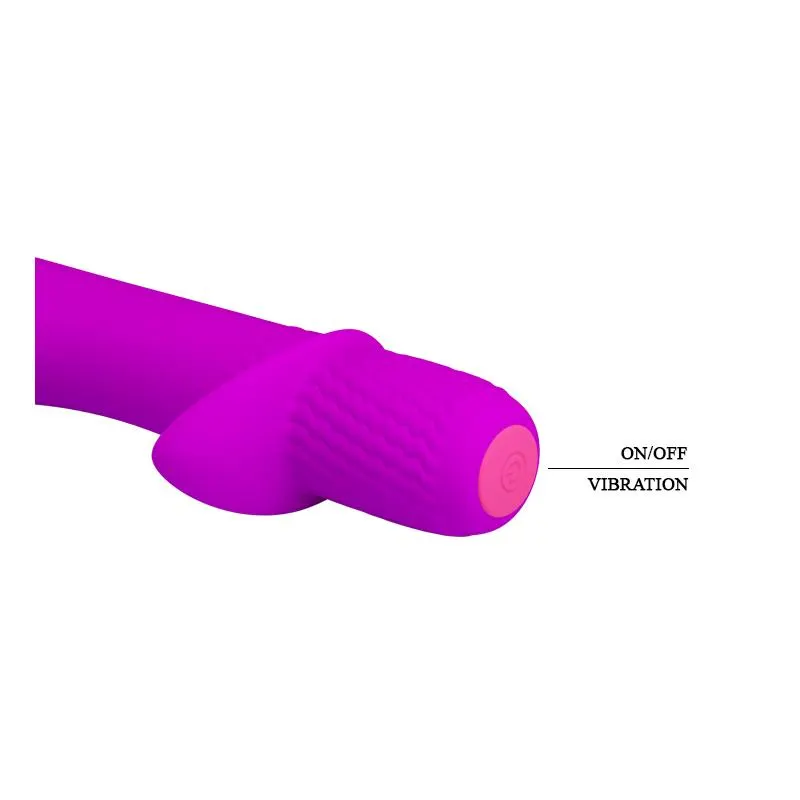 Vibrador Troy USB Silicone Purpura · PRETTYLOVE · Vibradores — Foto 3