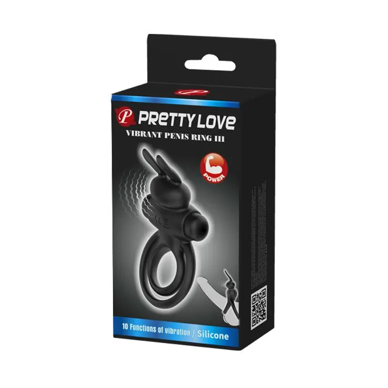 Anillo Vibrador Vibrant Penis Ring III · PRETTYLOVE · Anillos para el Pene — photo 8