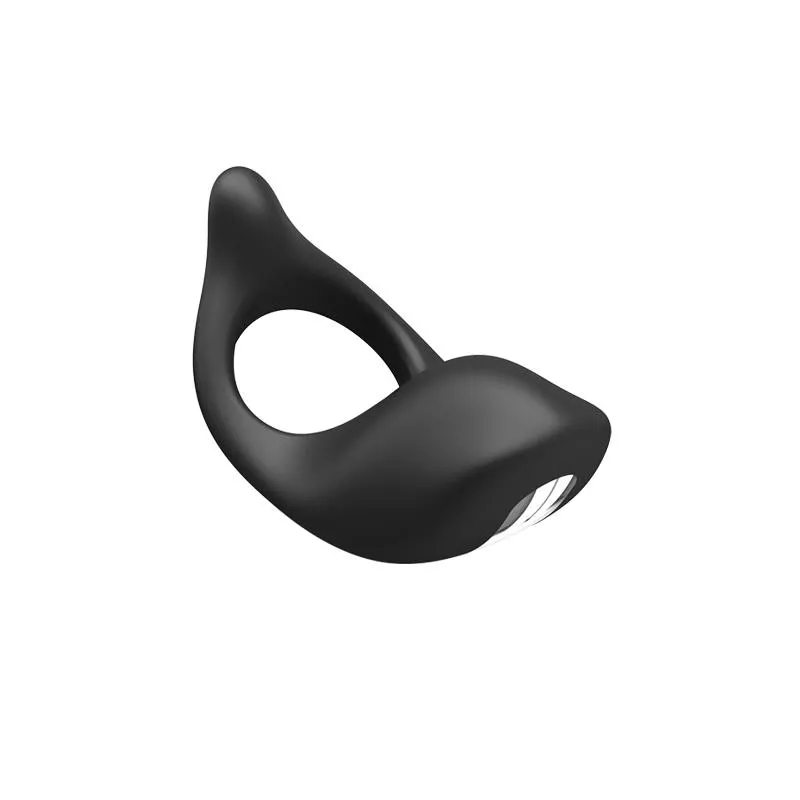 Anillo Vibrador Gemma USB Silicona Negro · PRETTYLOVE · Anillos para el Pene — Foto 2