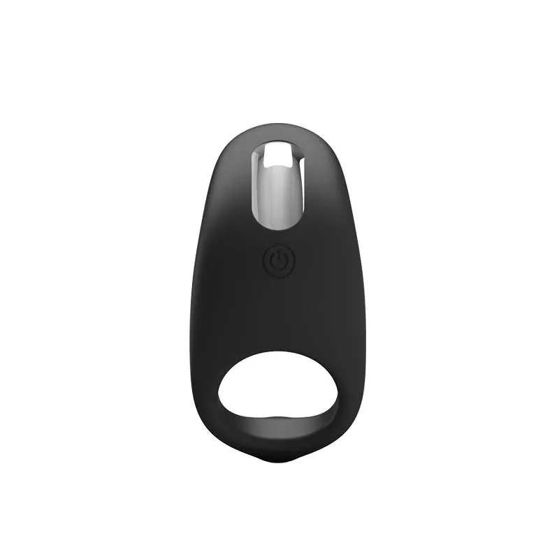 Anillo Vibrador Gemma USB Silicona Negro · PRETTYLOVE · Anillos para el Pene — Foto 3