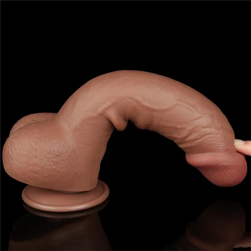 Dildo con Piel Retractil 9.5 Bronceado · LOVETOY · Dildos — photo 9