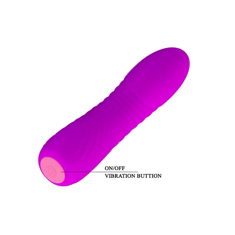Vibrador Abner USB Silicona Purpura · PRETTYLOVE · Vibradores — Foto 3