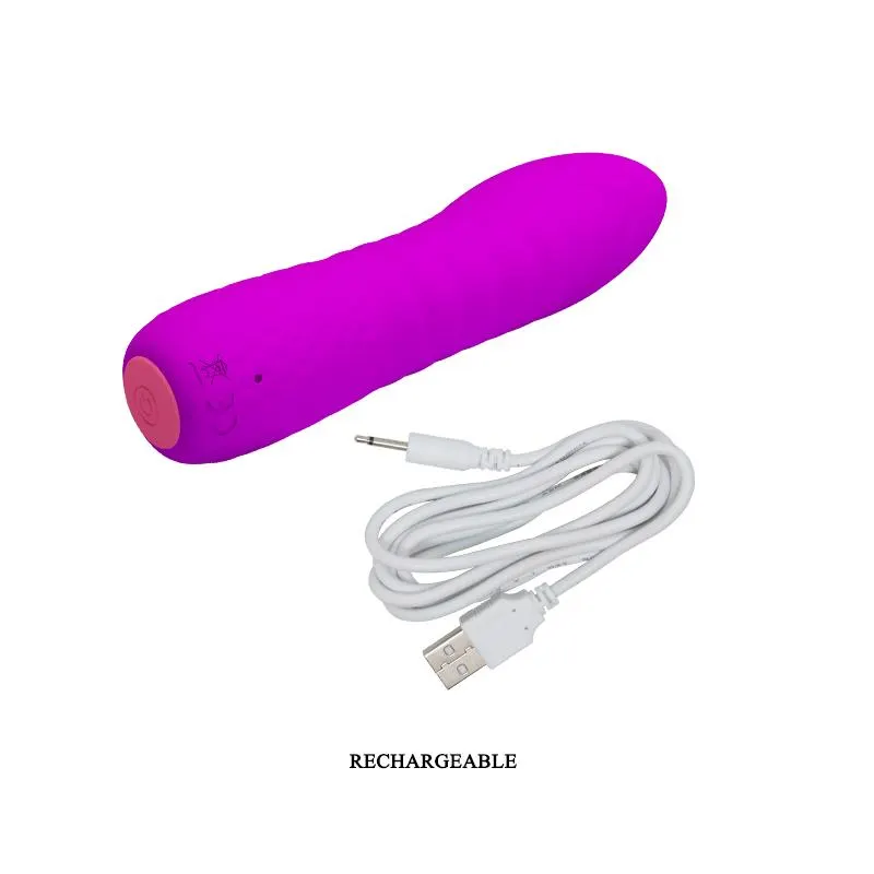 Vibrador Abner USB Silicona Purpura · PRETTYLOVE · Vibradores — Foto 4