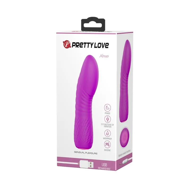 Vibrador Abner USB Silicona Purpura · PRETTYLOVE · Vibradores — Foto 6