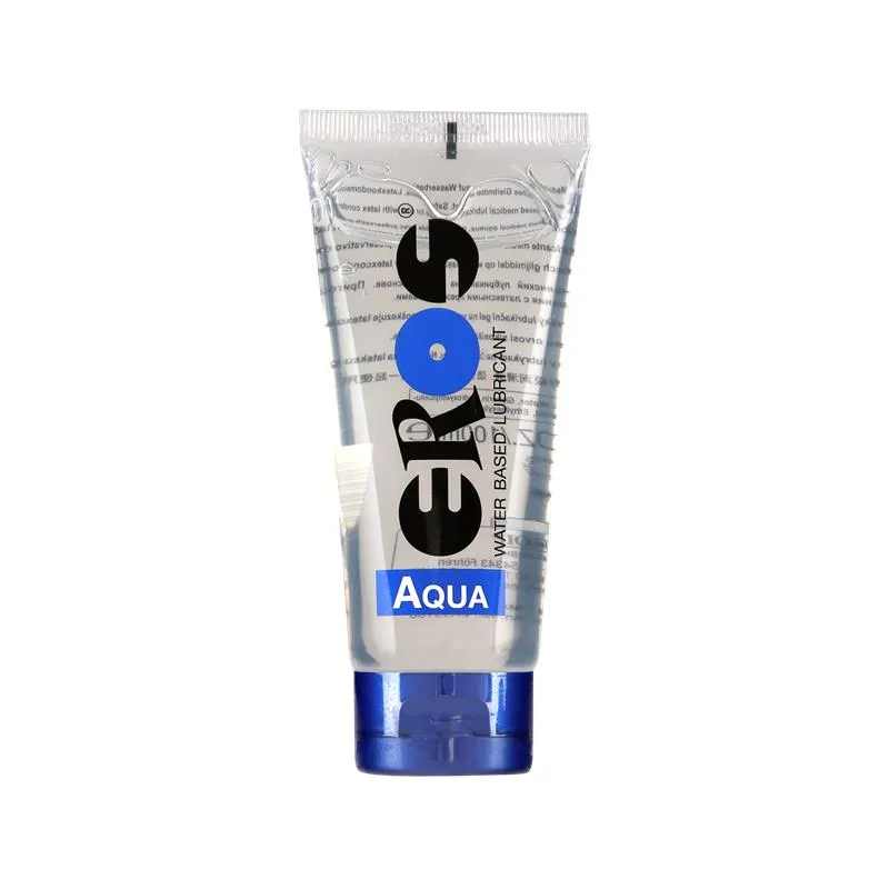 Lubricante Base Agua Aqua Tubo 100 ml · EROS · Lubricantes