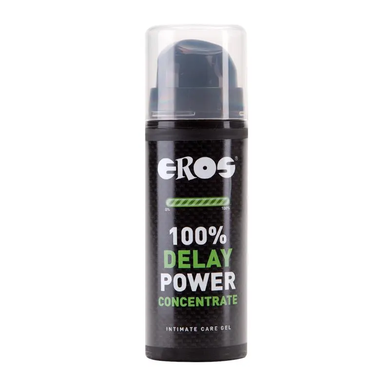 Gel Retardante Concentrado Delay 100% Power 30 ml · EROS · Potenciadores y Retardantes