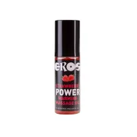Aceite de Masaje Efecto Calor Fresa Power 100 ml · EROS · Cuidado Íntimo y Masaje