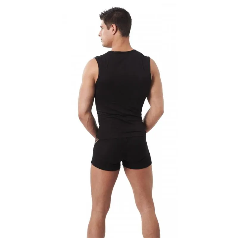 Pantalon Corto Rejilla Negro · S/M · AMORABLE · Disfraces y Vestidos — photo 2