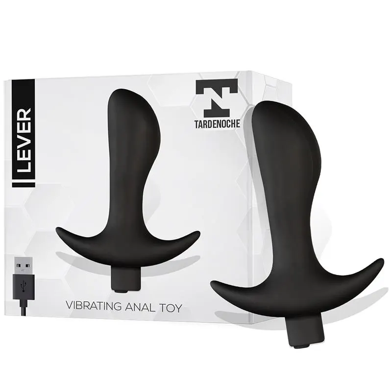 Lever Plug Anal con Vibración USB Silicona · TARDENOCHE · Anal