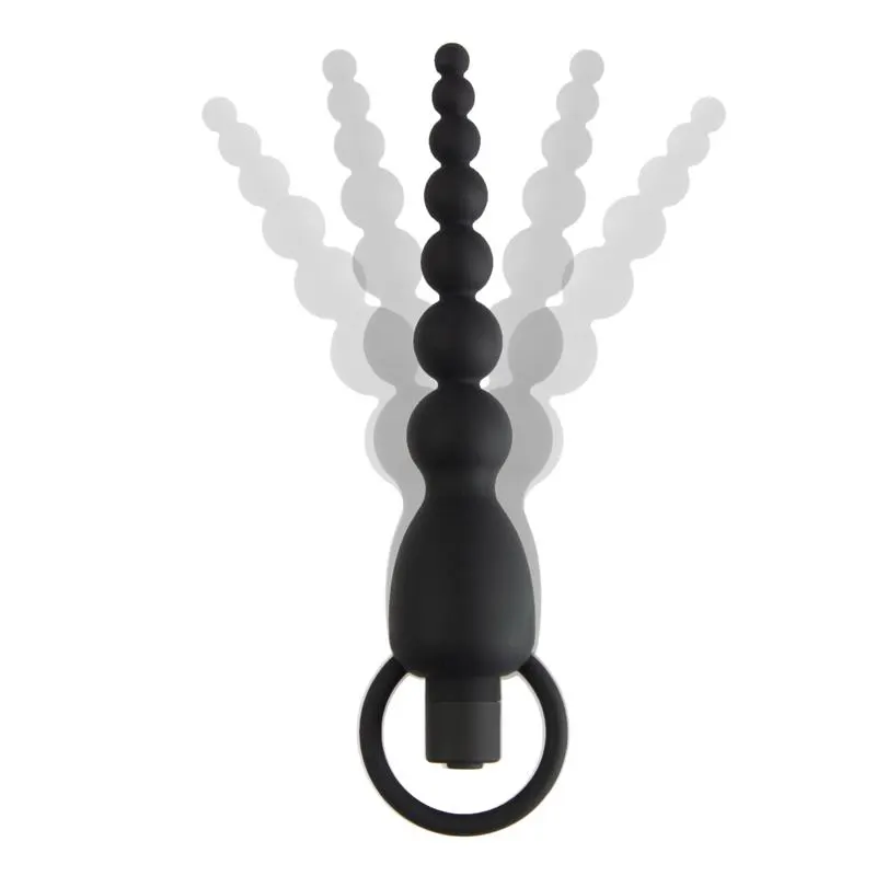 Marbe Cadena Anal con Vibración USB Silicona · TARDENOCHE · Anal — Foto 2