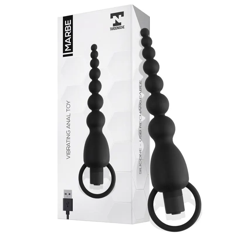 Marbe Cadena Anal con Vibración USB Silicona · TARDENOCHE · Anal