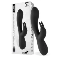 Noir Vibrador Silicona Líquida Inyectada 2 Motores USB · TARDENOCHE · Vibradores
