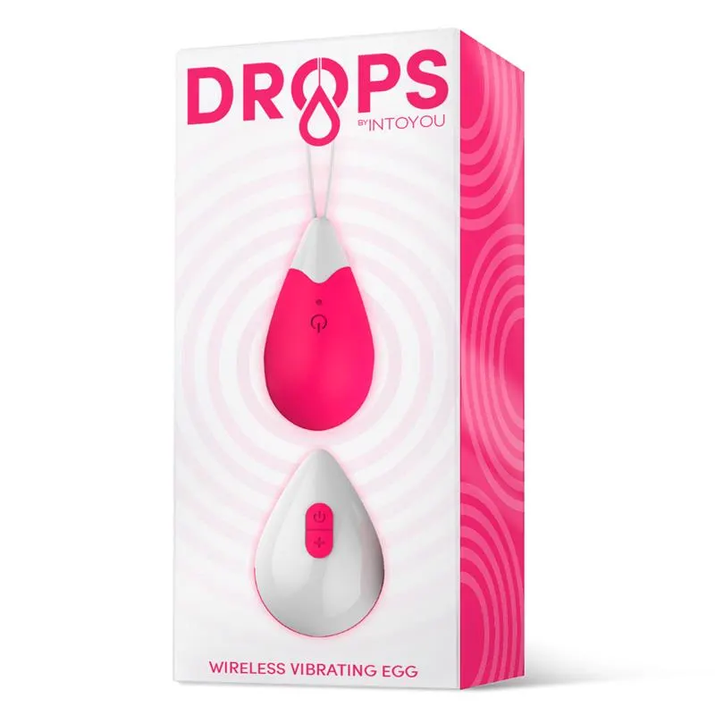 Huevo Vibrador Control Remoto USB Silicona Rosa · DROPS · Huevos y Balas Vibradoras — Foto 5