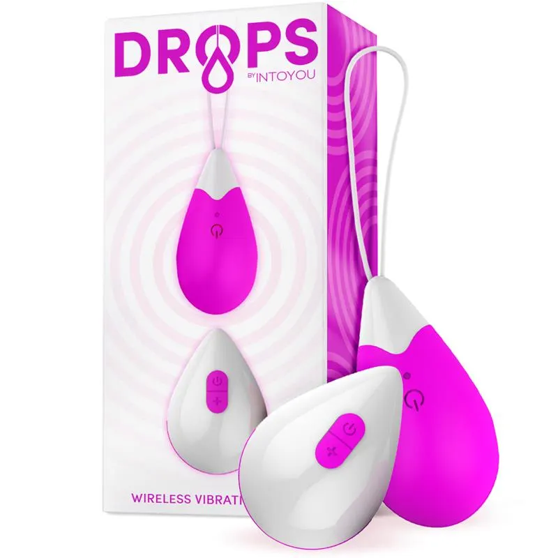 Huevo Vibrador Control Remoto USB Silicona Purpura · DROPS · Huevos y Balas Vibradoras