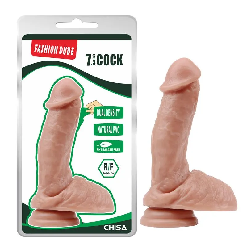 Dildo Dual Density Fashion Dude 7.3 Natural · CHISA · Dildos