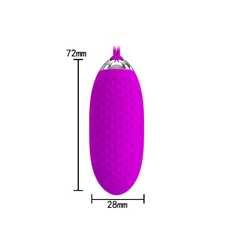 Huevo Vibrador Joanna USB Purpura · PRETTYLOVE · Huevos y Balas Vibradoras — photo 5