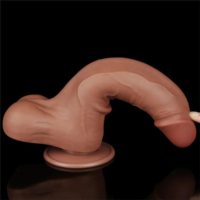 Dildo con Piel Retractil 8.5 Bronceado · LOVETOY · Dildos — Foto 9