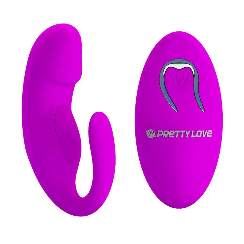 Juguete para Parejas con Control Remoto Rosa · PRETTYLOVE · Estimuladores de Clítoris — Foto 2