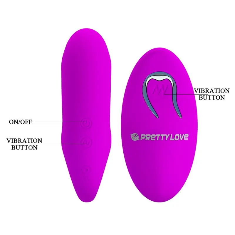 Juguete para Parejas con Control Remoto Rosa · PRETTYLOVE · Estimuladores de Clítoris — Foto 5